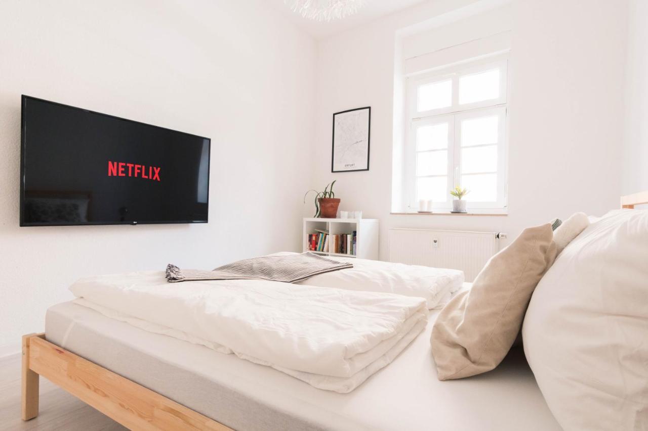 Gemutliche 45M² Wohnung Mit Netflix & Disney+ Erfurt Exterior foto